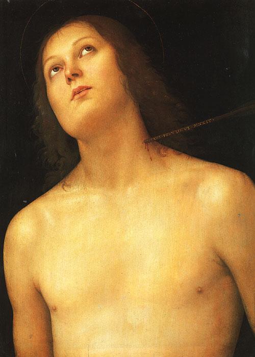 Pietro Perugino St.Sebastian oil painting image